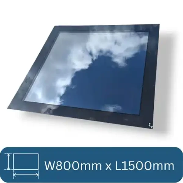 Flat Roof Triple Glazed Skylight 800 x 1500 mm